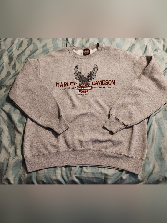 Harley-Davidson Other - HARLEY DAVIDSON Mackie Oshawa Ontario Canada Crewneck‎ Sweatshirt Men's Size L